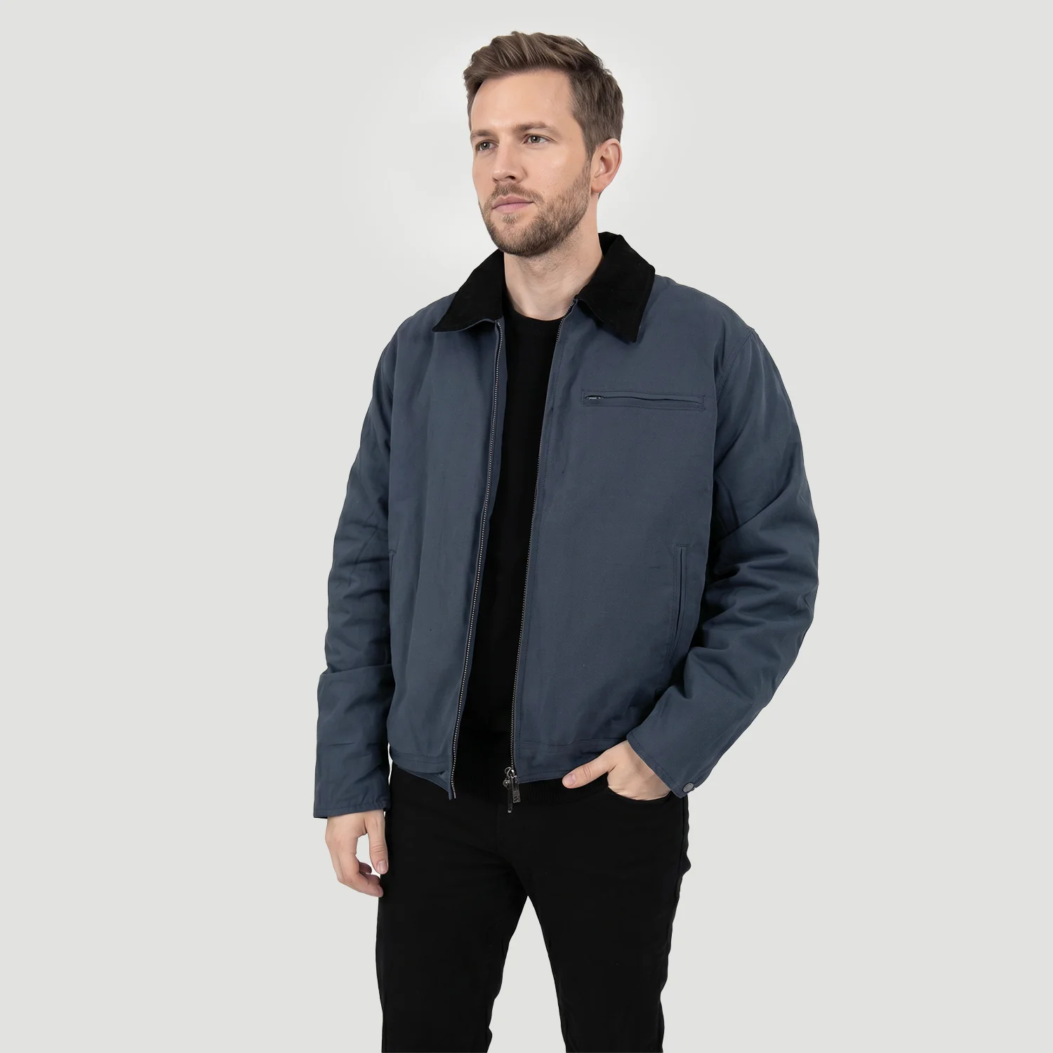 CAMPERA SHAWN AZUL