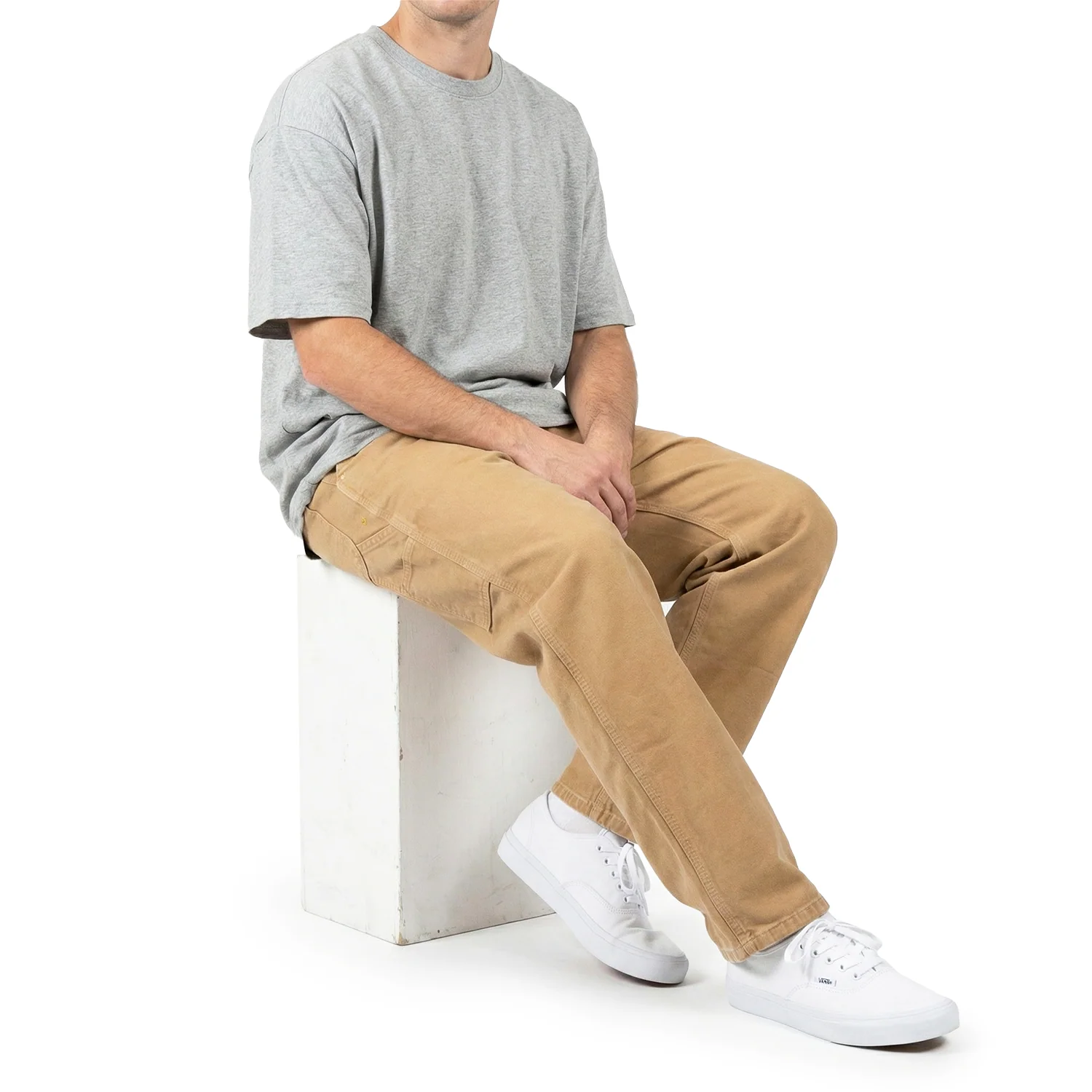 PANTALÓN DENIM KAI CAMEL - Image 4