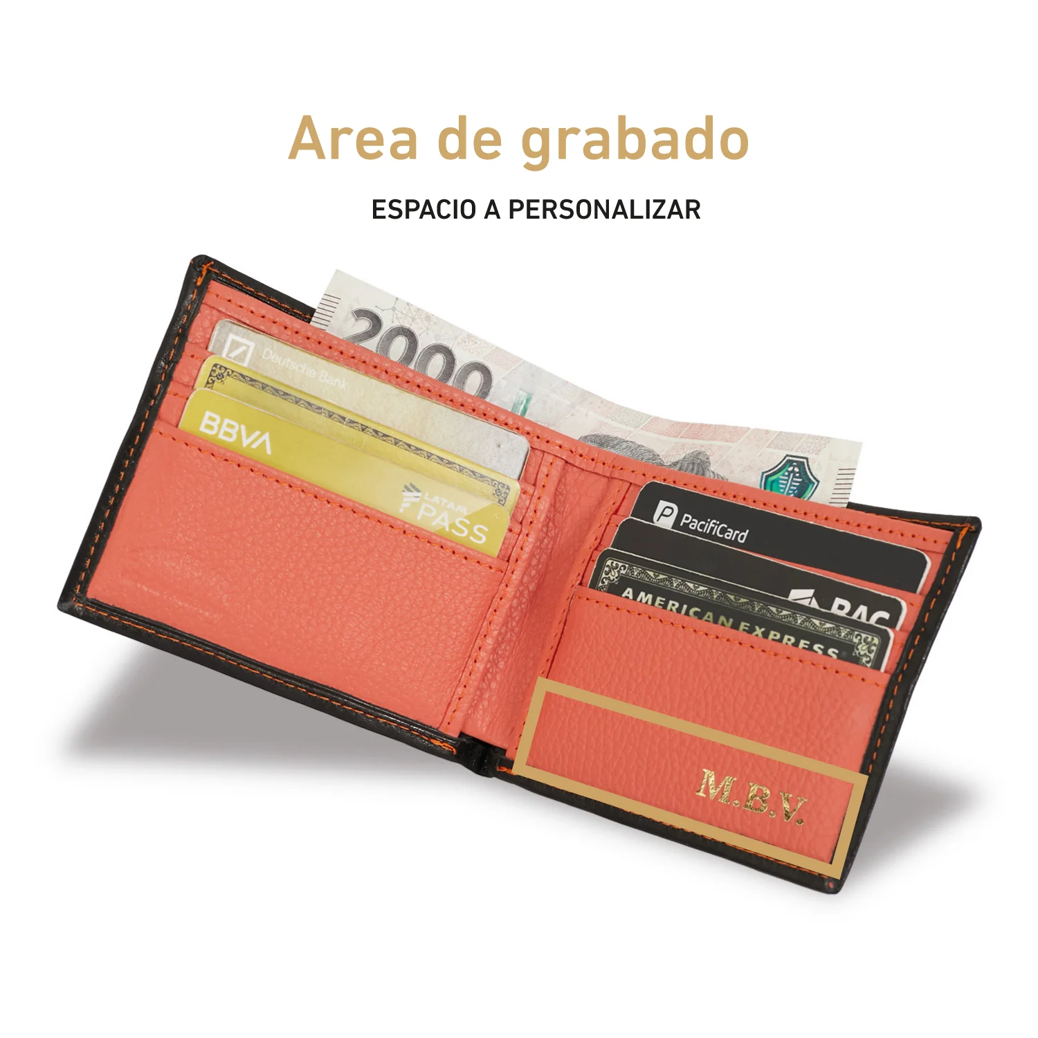 BILLETERA ALDO NEGRA Y ROSA - Image 7