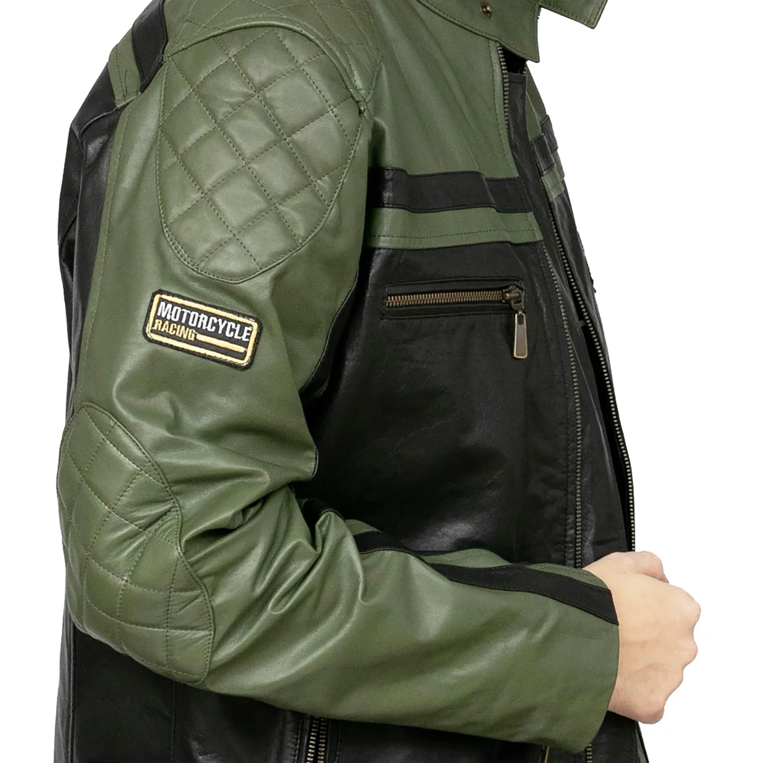 CAMPERA EMETT NEGRO Y VERDE - Image 9