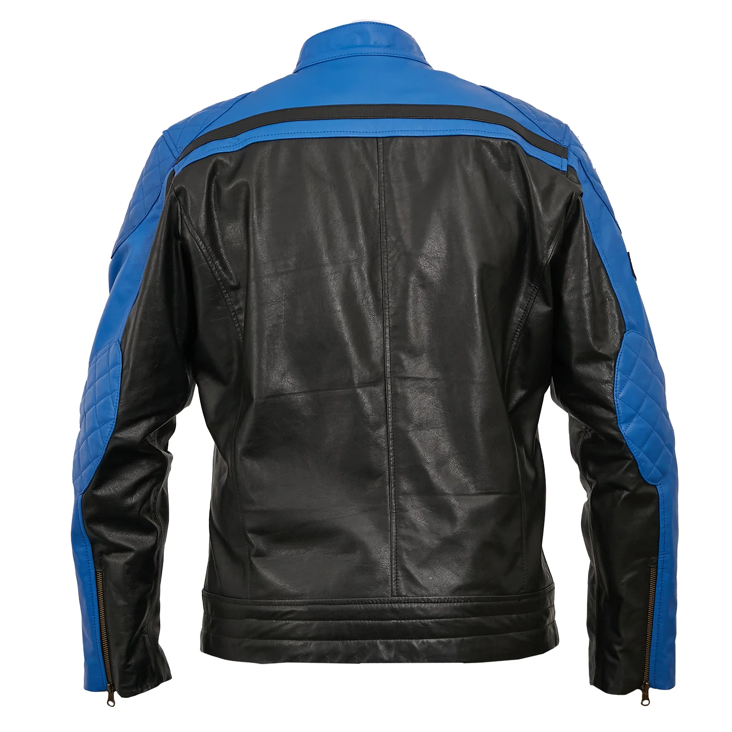 CAMPERA EMETT NEGRA Y AZUL - Image 4