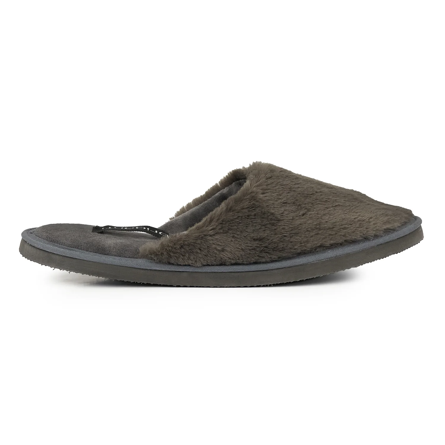 PANTUFLA ALMOS GRIS