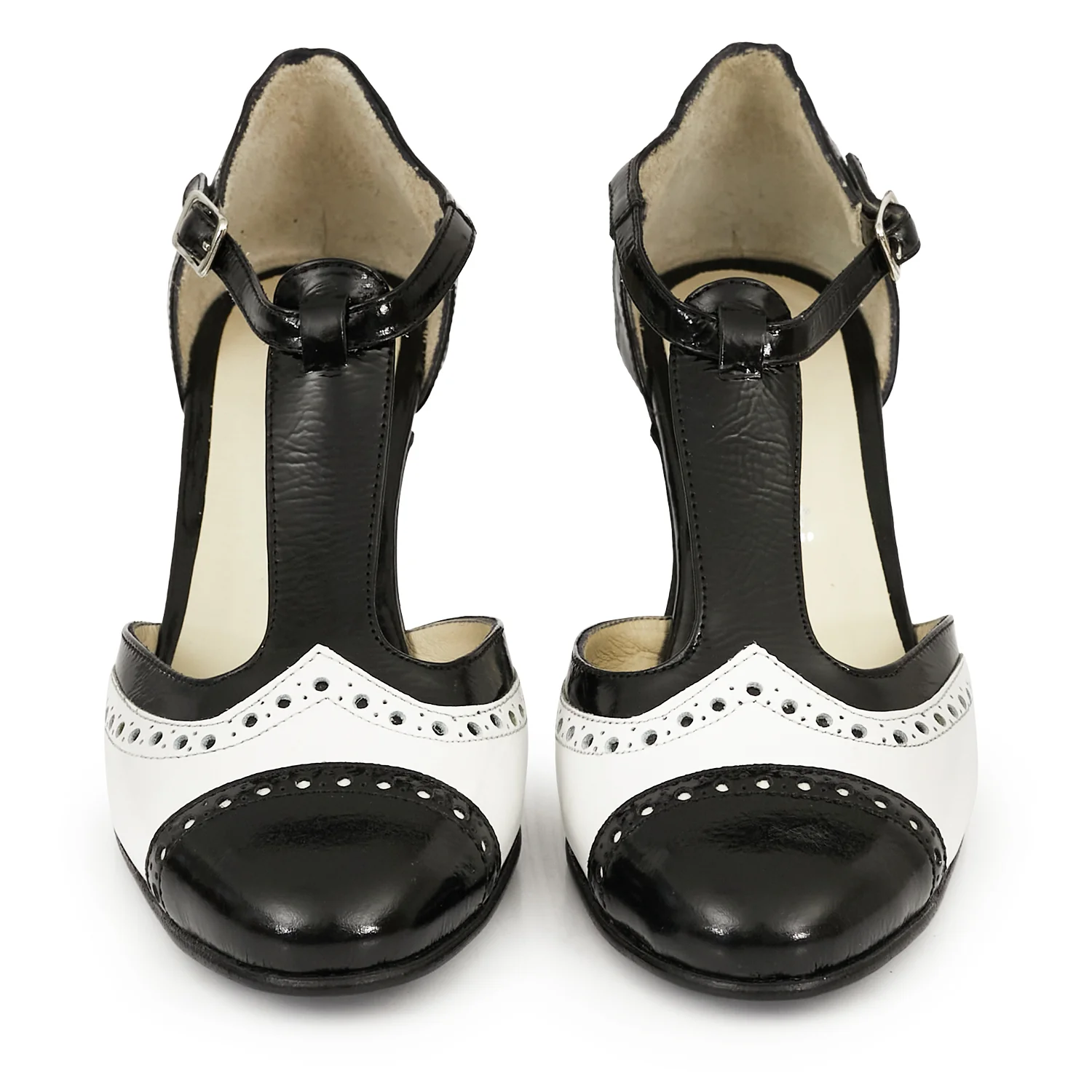 ZAPATO ARMINA NEGRA Y BLANCA - Image 4