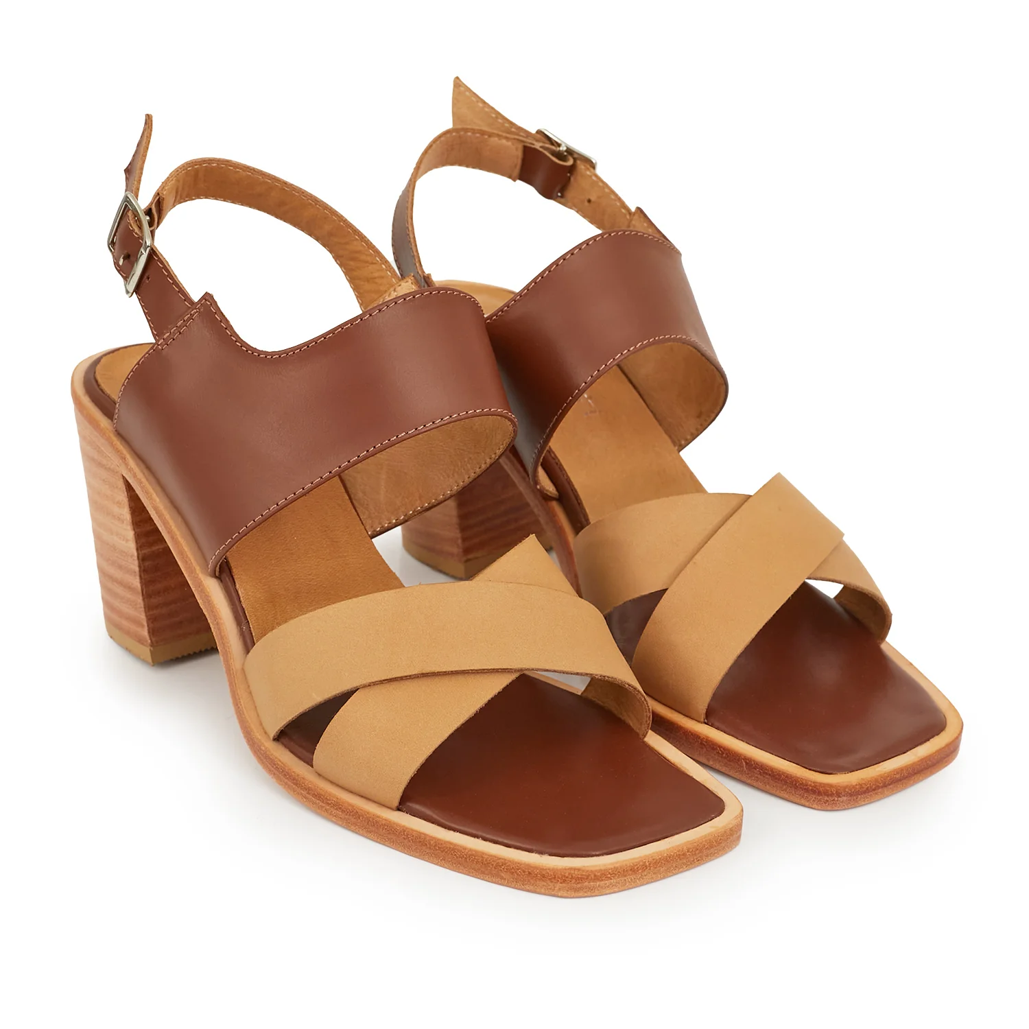 SANDALIA BADI MARRON - Image 3