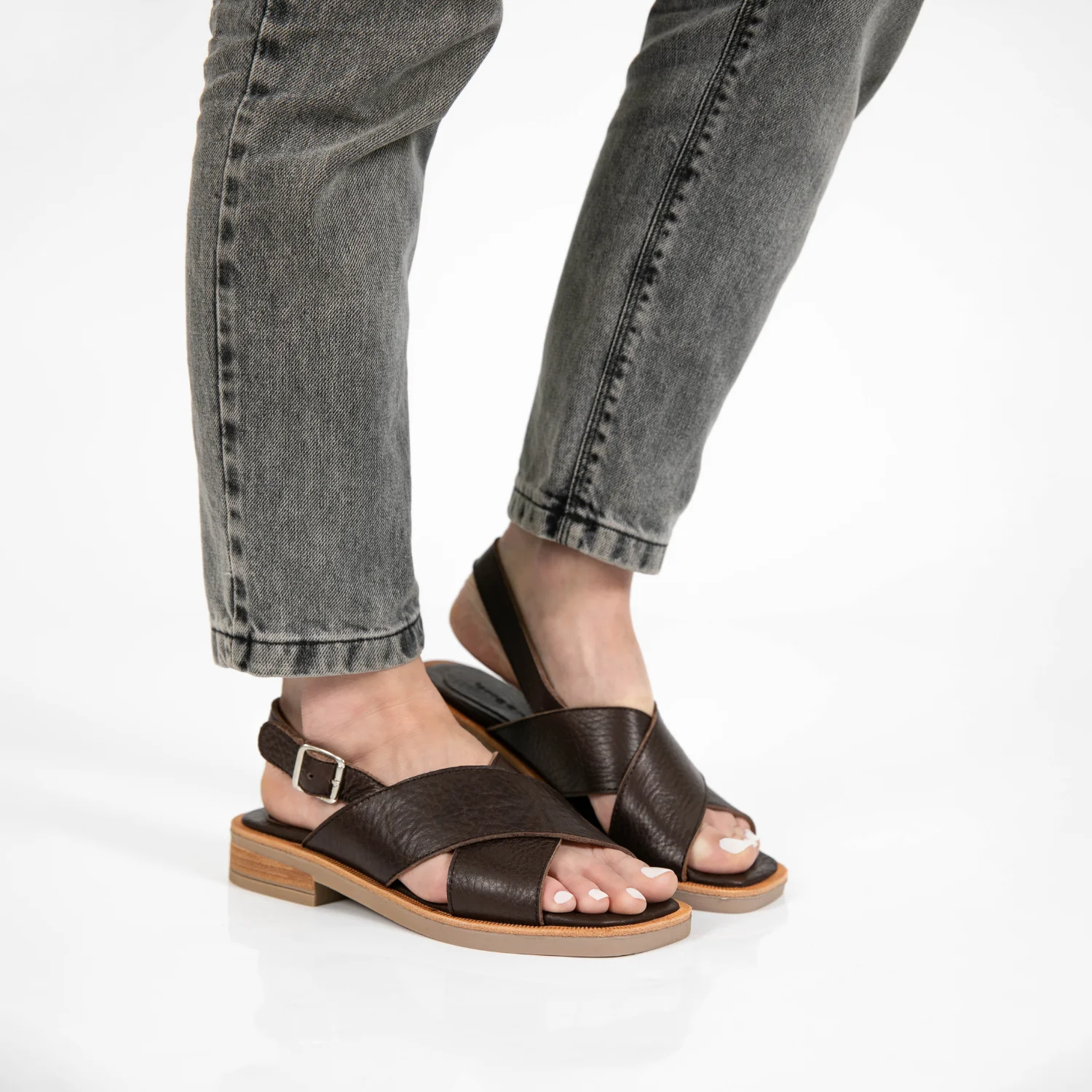 SANDALIA FANTI CHOCOLATE - Image 8