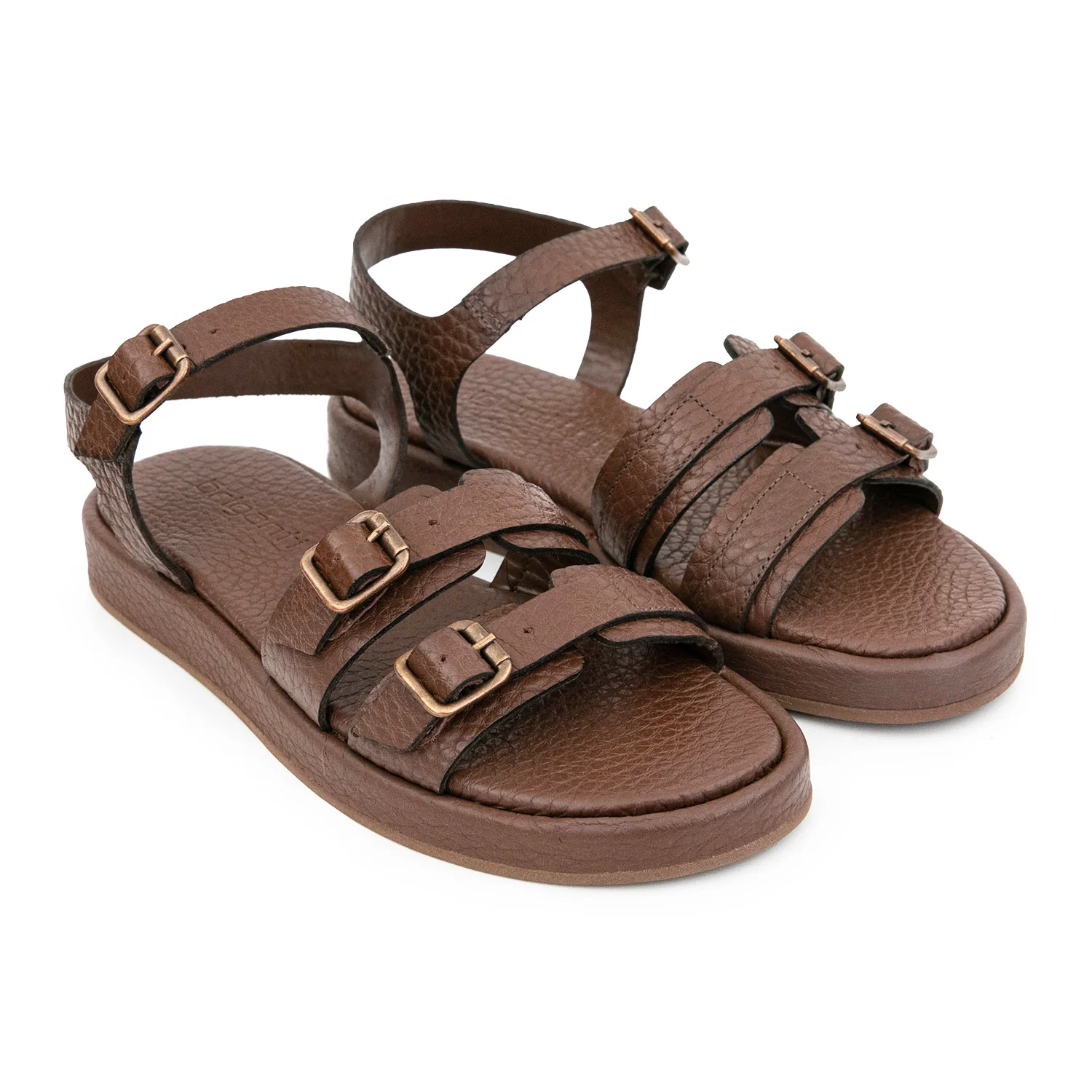 SANDALIA DANIA MARRON - Image 3