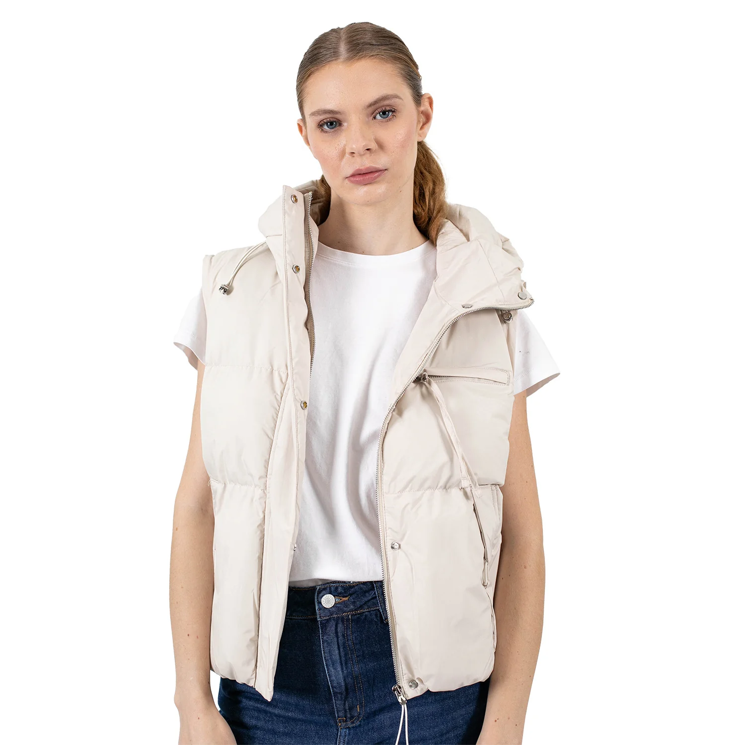 CAMPERA - CHALECO ALEA BEIGE - Image 7