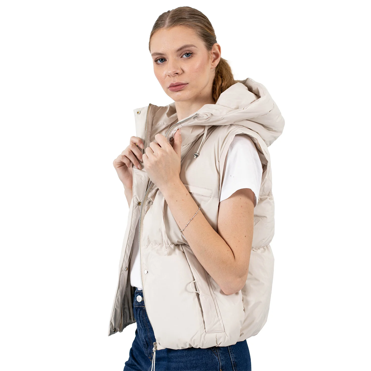 CAMPERA - CHALECO ALEA BEIGE - Image 9