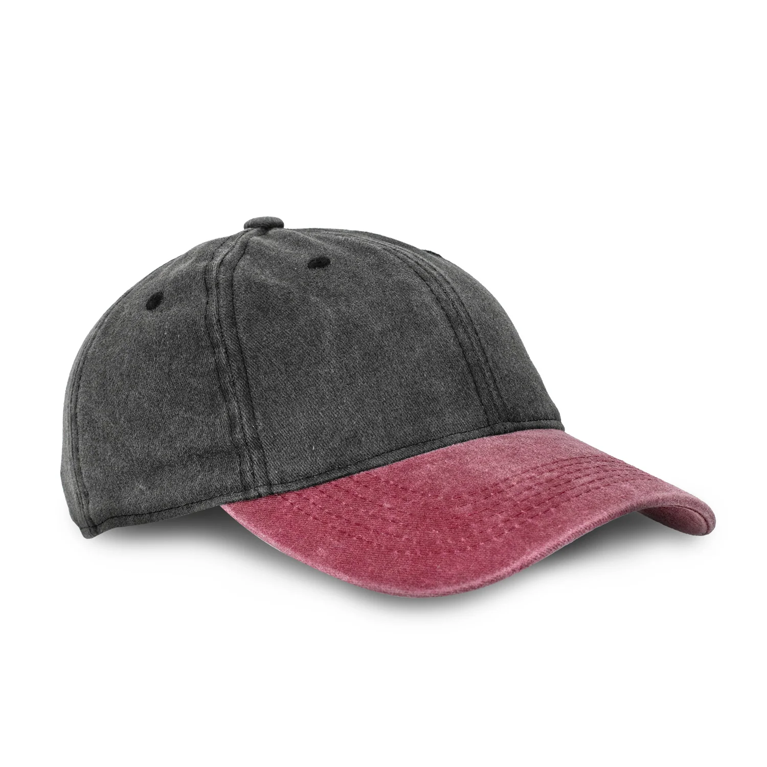 GORRA TREK NEGRA Y BORDO - Image 2